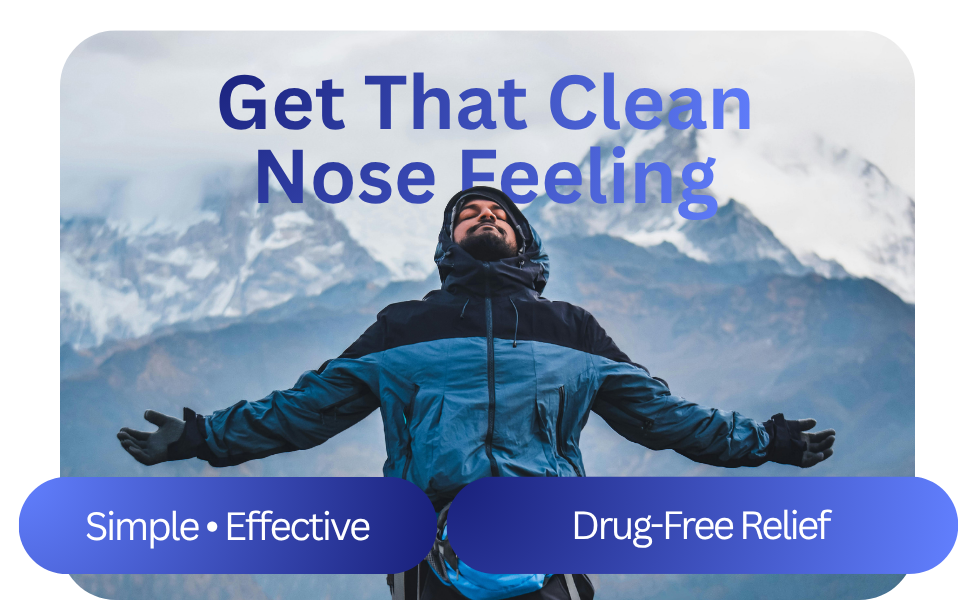 Drug-free, preservative-free. No burning, no stinging.