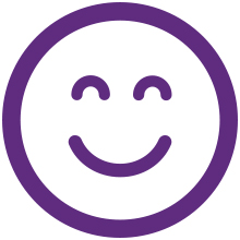 face purple