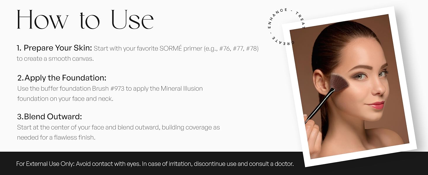 Sorme Mineral Illusion Foundation - Oil Free Liquid Foundation with sunscreen protection