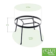 Achla Designs wrought iron plant stands metal set indoor outdoor
