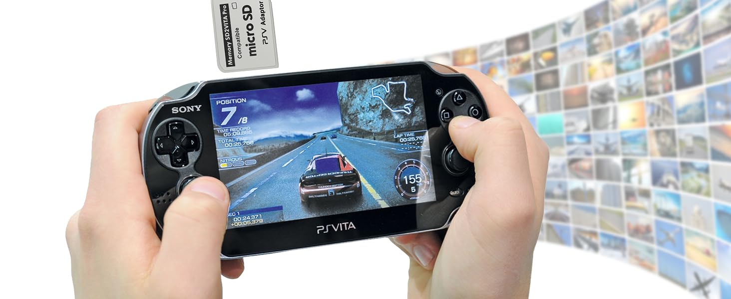 SD2Vita 5.0 Memory Card Adapter, PS Vita PSVSD Micro SD Adapter PSV 1000/2000 PSTV FW 3.60 HENkaku