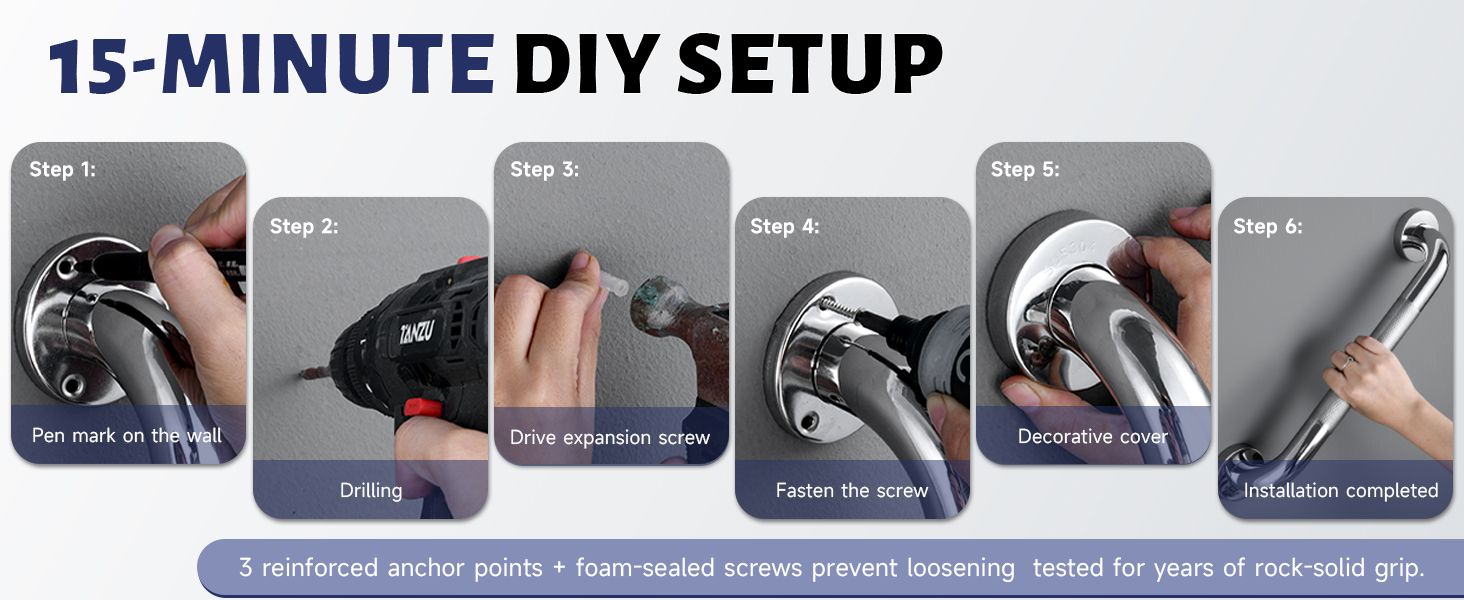 grab bars for wall