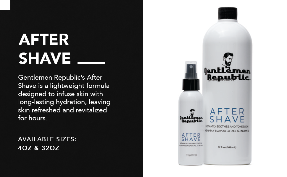 After Shave - Refreshing and Hydrating Formula with Irritation Protection