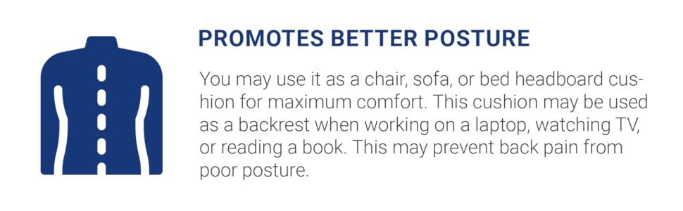 BACKMAX BODY WEDGE CUSHION SET FOM BED PILLOW SUPPORT SYSTEM MULTI FUNCTIONL ERGONOMIC