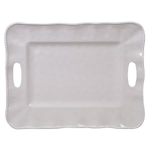 perlette cream tray with handles
