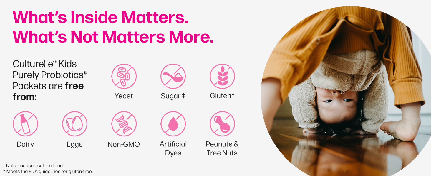 Culturelle Kids Probiotic Packets Pediatrician Recommended Brand Digestive &amp;amp; Immune Support