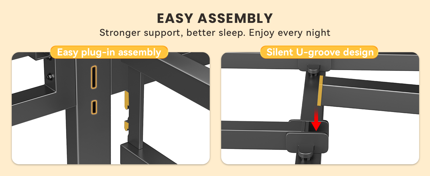 heavy duty twin bed frame