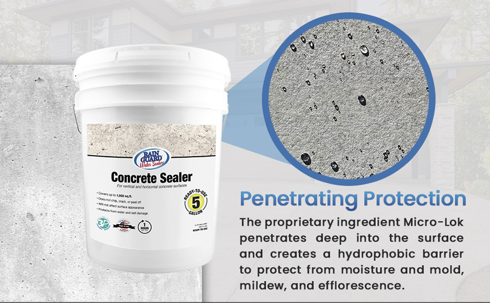 concrete sealer rain guard