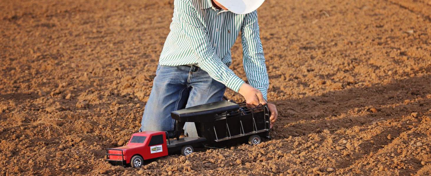 Little Buster Toys Flatbed Farm Truck