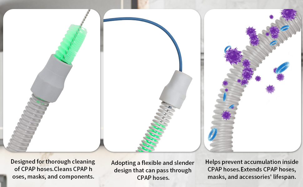 CPAP hoses masks Cleans