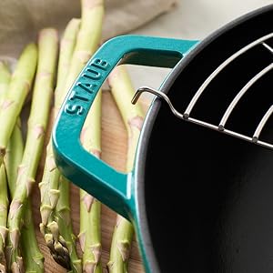 Staub, cast iron, wok, perfect pan, Saute pan