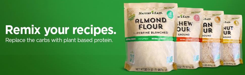 remix, header, nut flour