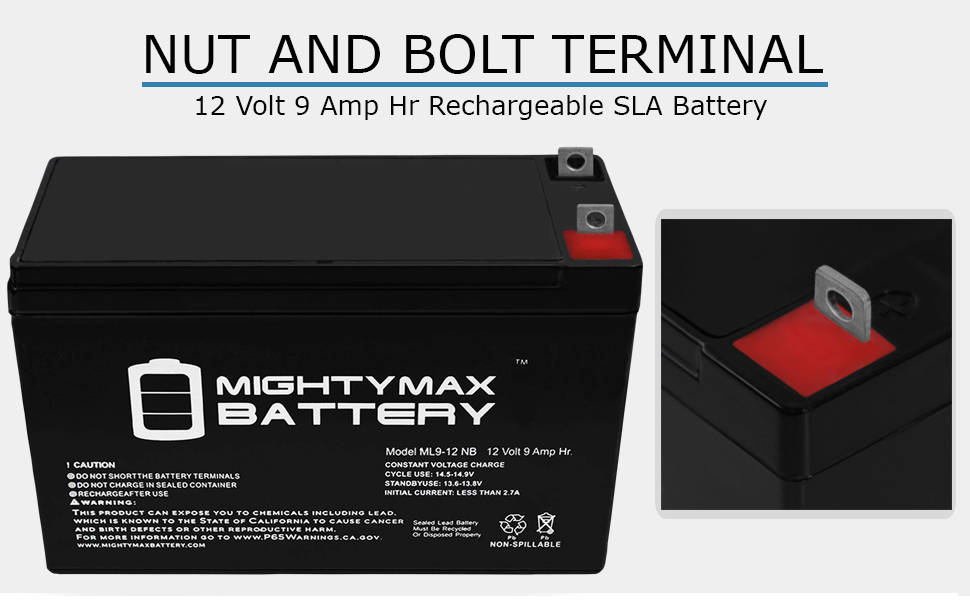 replacement battery rechargeable battery 12 v 9 ah battery f1 terminal battery maintenance free