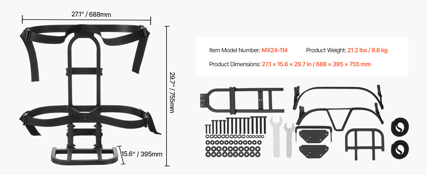 golf cart bag holder bracket