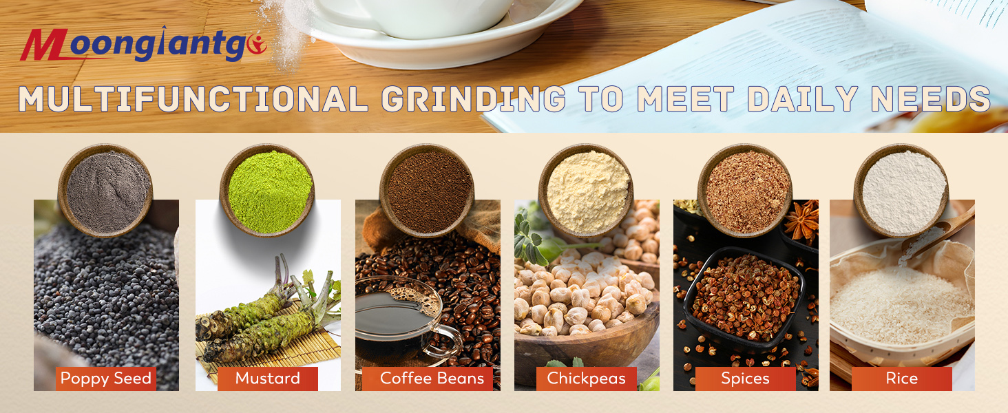 Manual grinding can preserve the nutrition of food and reduce waste