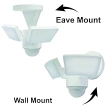 Led motion security sensor battery beams light outdoor shed detection wireless garage basement deck
