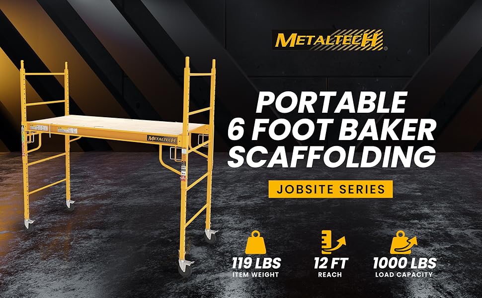 MetalTech 6 Foot Portable Jobsite Series Full Image A