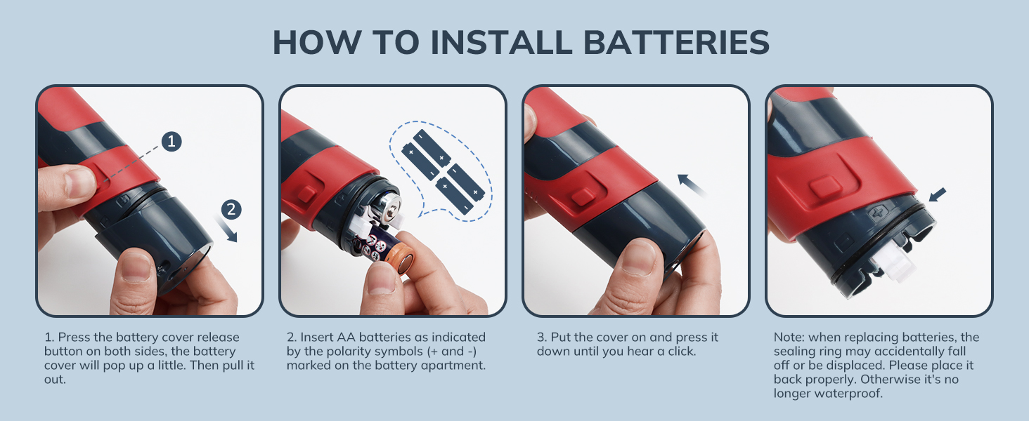 how to install batteries