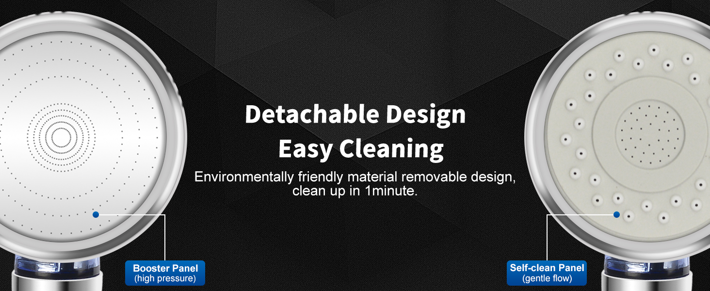 Detachable design shower head