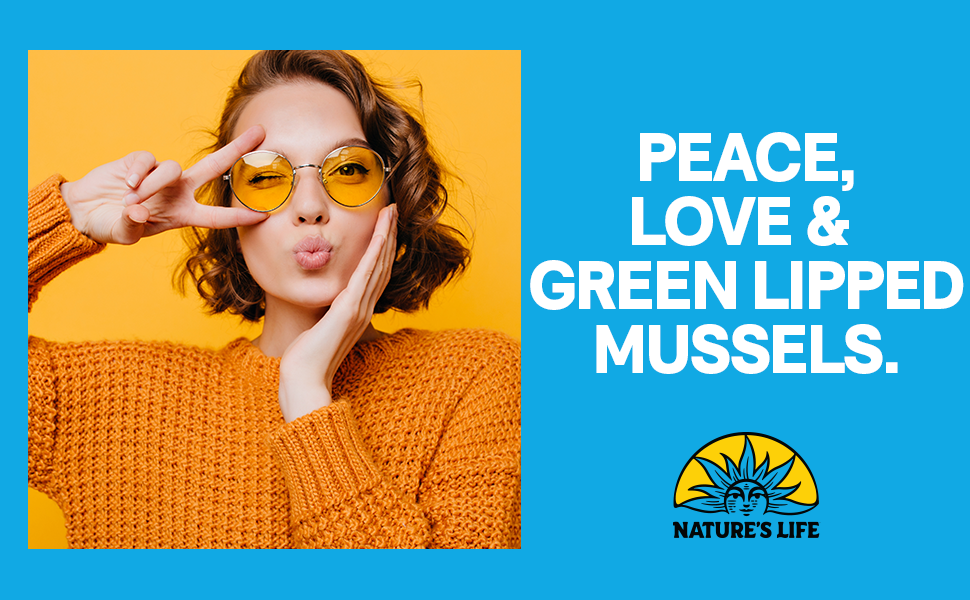 NATURE'S LIFE Green Lipped Mussel 1500 mg