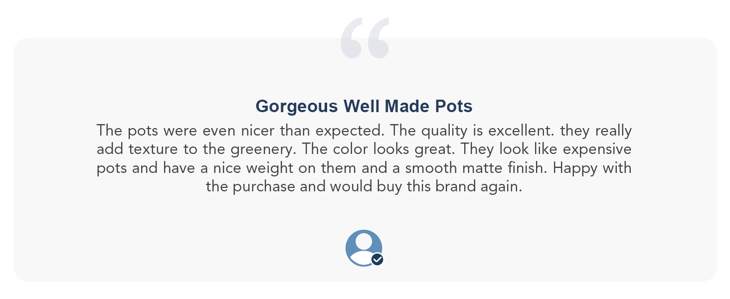 Ceramic planters