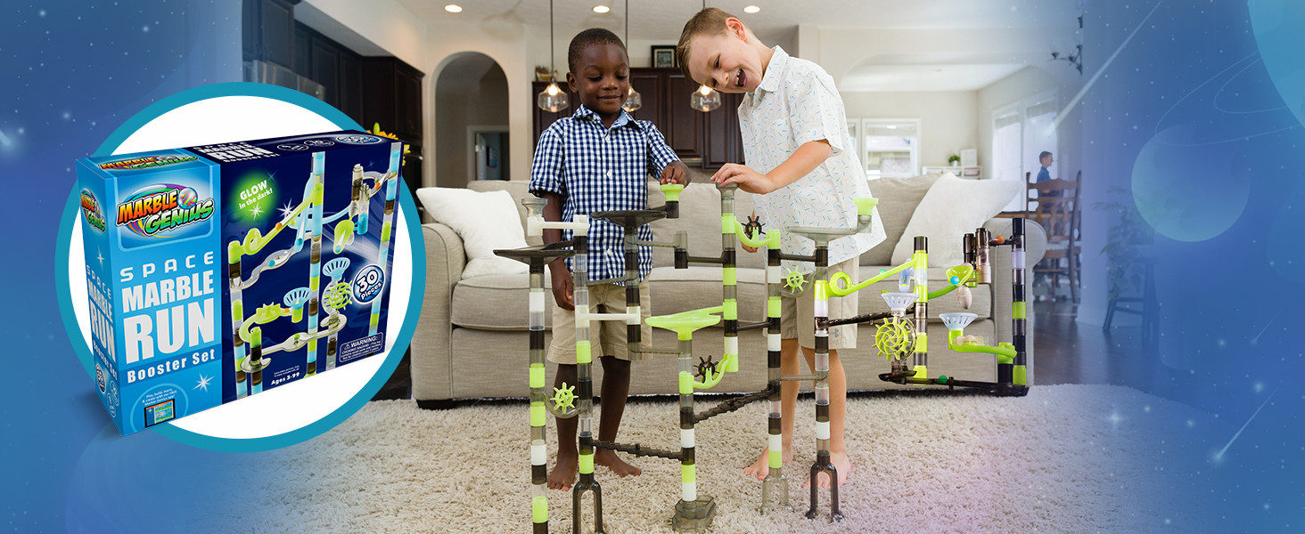 outer space marble run building sets