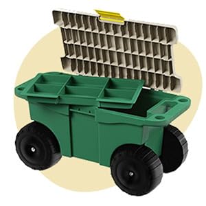 Image of garden seat and kneeler, gardening stools for seniors.
