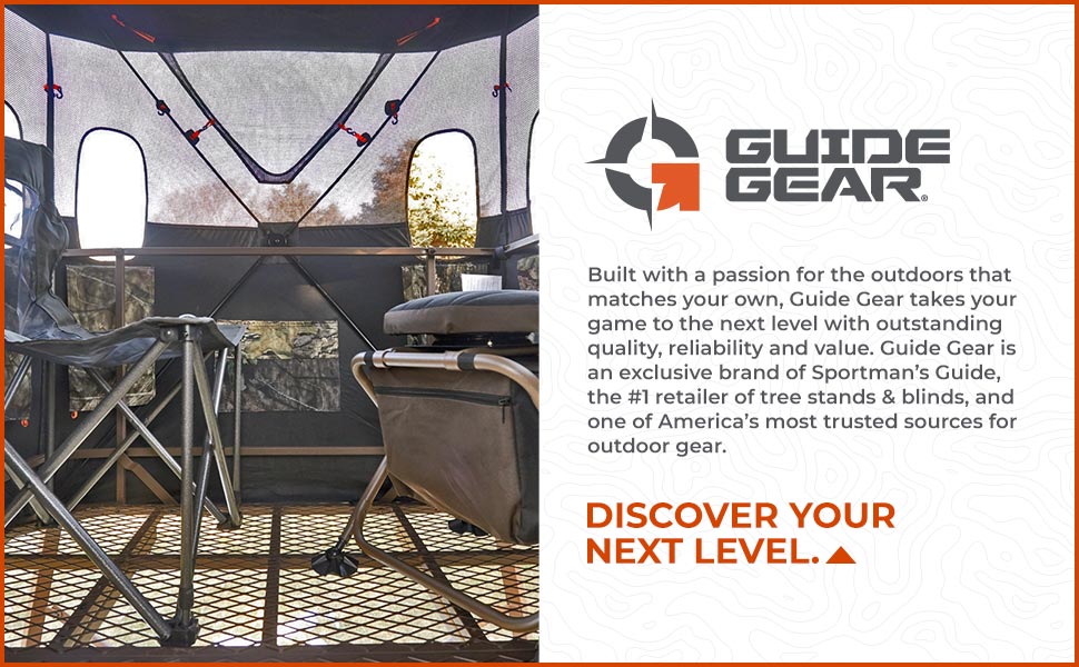Guide Gear 4x4 6' Tripod Tower and Blind Brand Story