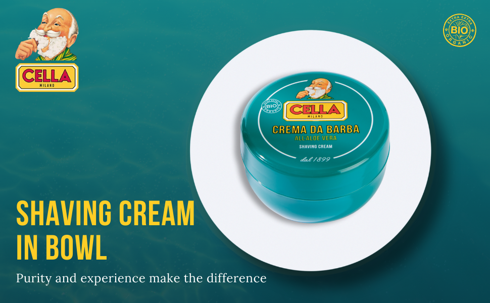 Organic Shaving Cream In Bowl