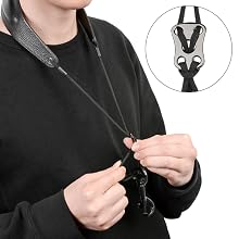 Saxophone Strap Genuine Leather Sax Neck Strap Pad Soprano Tenor Alto Sax Clarinets Oboes