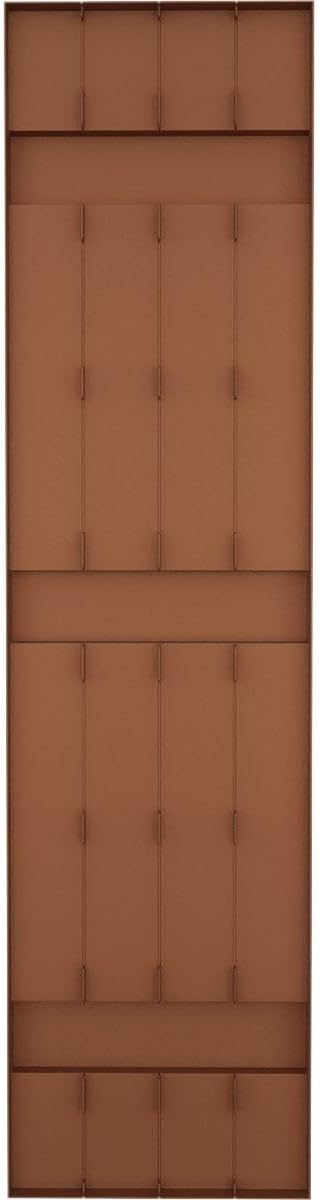 14"W x 55"H EverColor Joined Board-n-Batten Exterior Viny Shutters, w/Installation Shutter-Lok's & Matching Screws (Per Pair), Treated Cedar