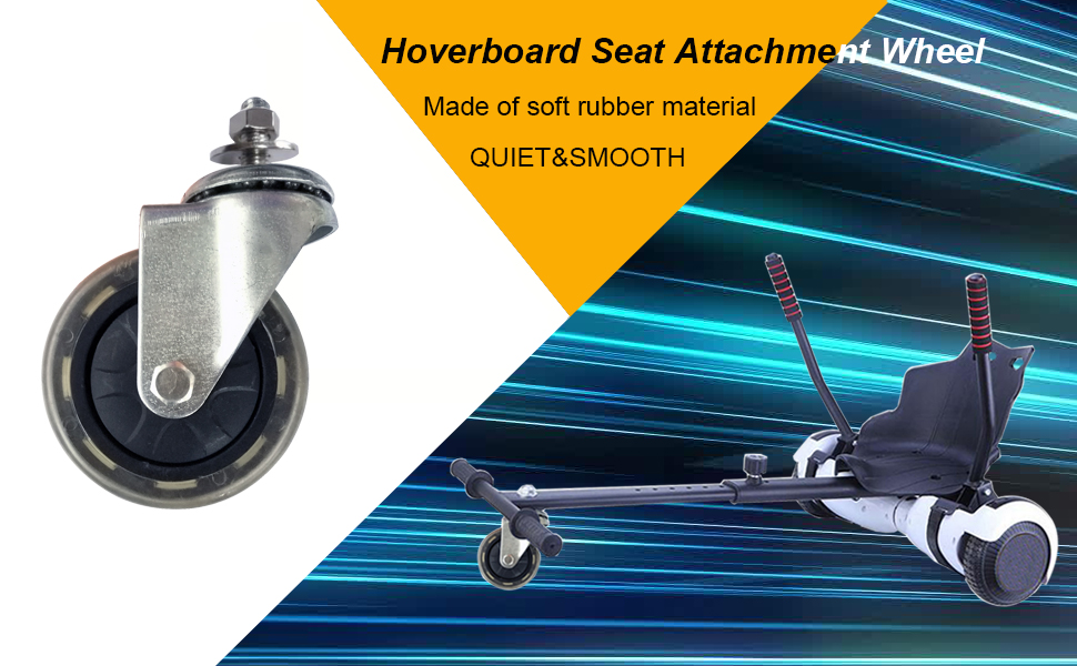 hoverboard seat attachment wheel