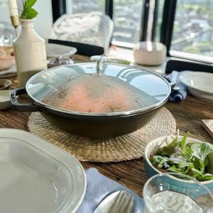 Staub, cast iron, wok, perfect pan, Saute pan