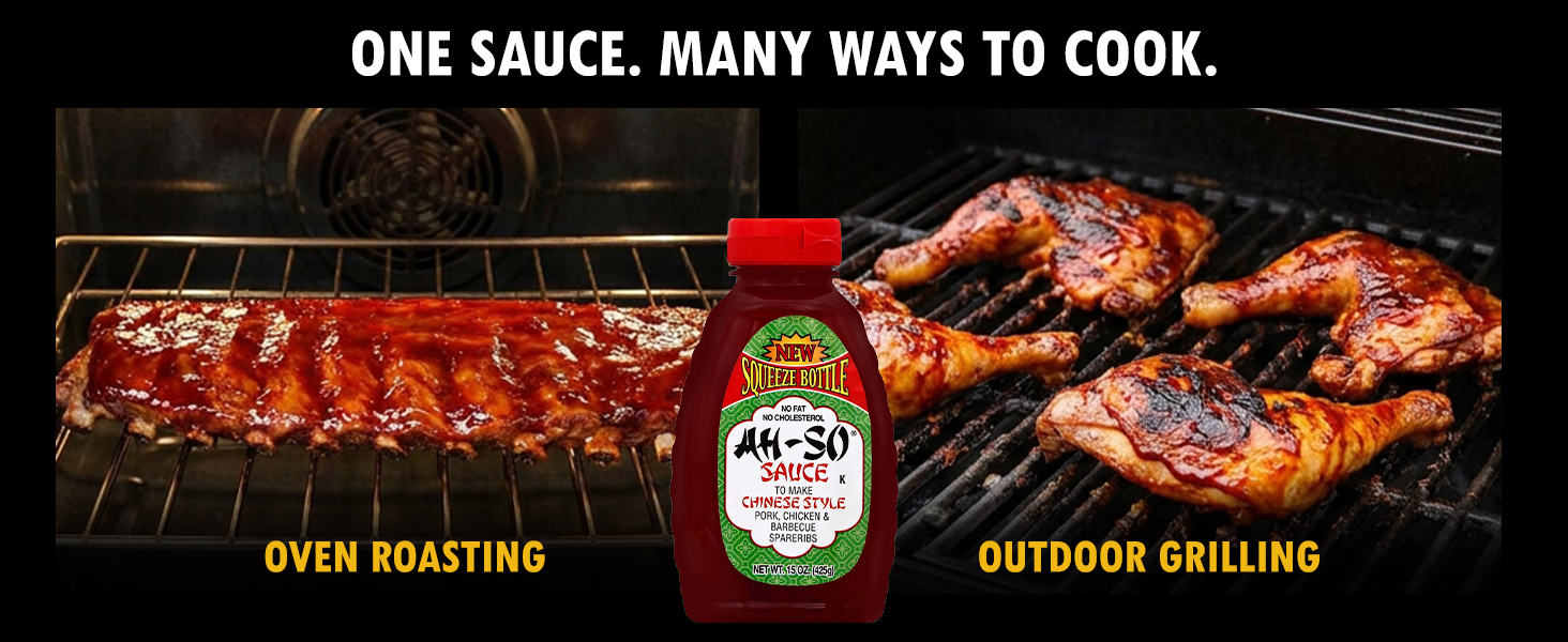AH-SO Asian barbecue sauces and dipping sauces