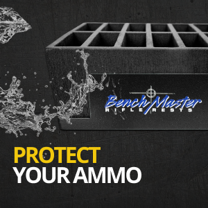BenchMaster Mag Rack for AR-15 rifle magazines, fits 12 magazines for gun safe organization