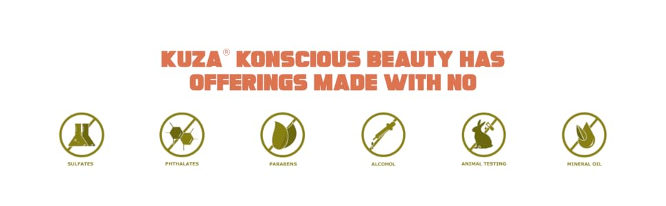 conscious beauty with no additives