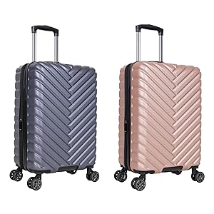 kenneth cole reaction luggage travel new york packing suitcase women girl chevron stylish designer