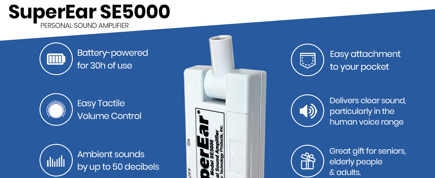 seniors listening rechargeable professional handheld aparatos undetectable volume hear alternative