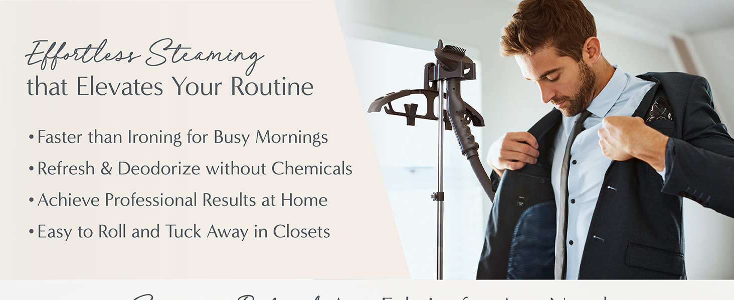 fabric steamer, pure enrichment, versatile fabric steamer, steamer for all garments and wrinkles