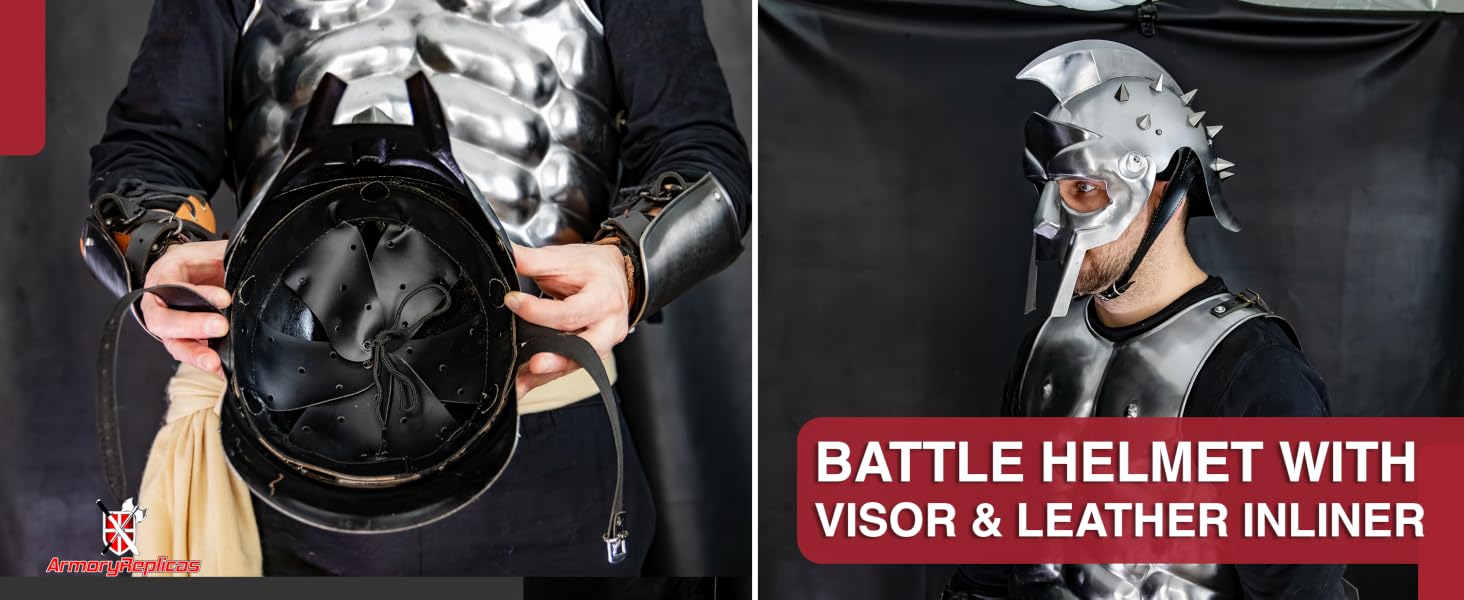 Maximus Roman Gladiator Helmet