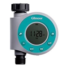 garden hose watering timer programmable LCD smart lawn yard flower gardening timed tools Gilmour