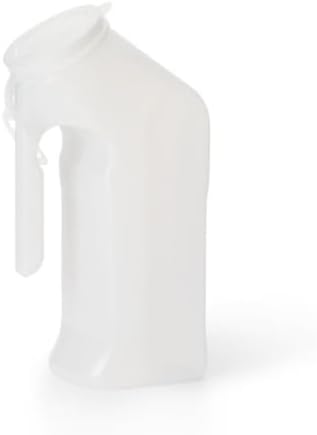 Box of 3 Medegen Translucent Male Urinal 1 Quart 1 oz. / 25 mL Graduations