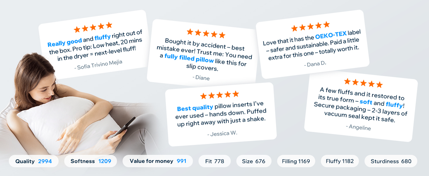 great pillow inserts