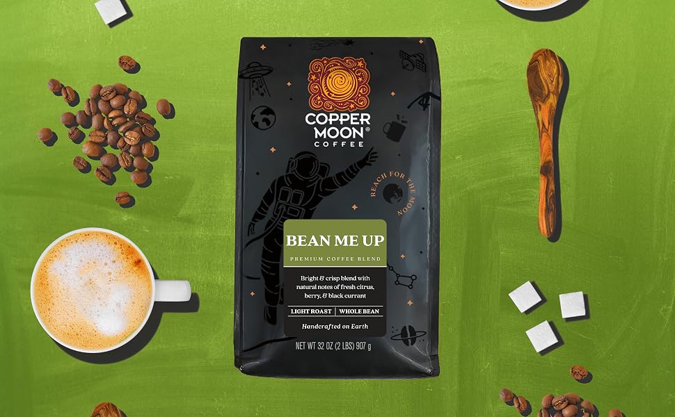 Bean Me Up 2 lb Lifestyle with Mug