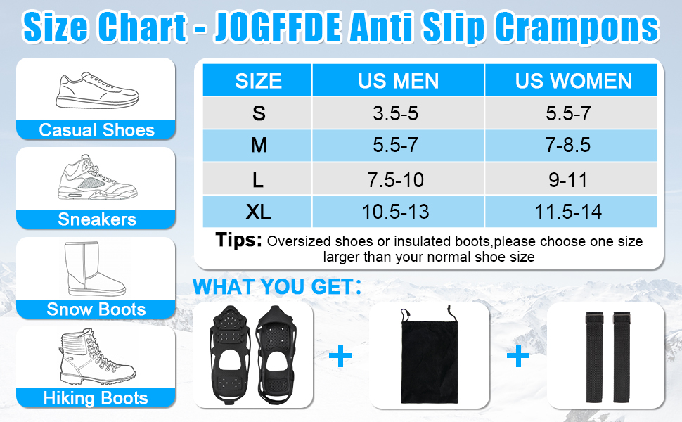 ice snow traction cleats