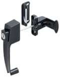 Black Screen and Storm Door Push Button Lock 1-3/4" Screw Holes