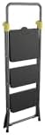 Cosco 11839GGO Commercial 3-Step Folding Stool, 300lb Cap, 20 1/2w x 32 5/8d x 52 1/8h, Gray