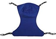 Full Body Solid Fabric Patient Lift Sling without Commode, Medium