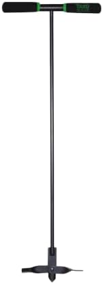Yard Butler Manual Lawn Coring Aerator, ID-6C - Lawn Care Tool for Aerating - Long-Handled - Power-Coated Steel Construction - Comfortable Cushioned Handles Garden Tool - Easy to Use | Long-Handled Aerator, Powder-Coated Steel Construction, Cushioned Han…