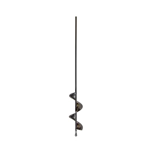Yard Butler IREA-4 Roto Earth 18” Auger Drill Bit - Digging Tool for Effortless Bulb Planting - Multi-Use Drill - Heavy-Duty Garden Tool - Power-Coated Steel - Rust-Resistant | Powder-Coated Steel Digging Tool, Rust-Resistant, Digs Medium-Depth Holes for…